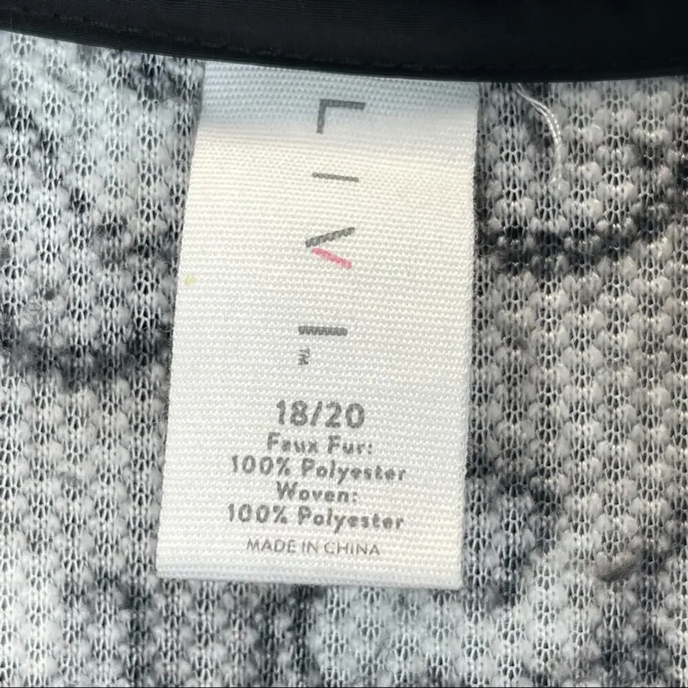 Lane Bryant LIVI Sherpa Half Zip Pullover Jacket Sweater